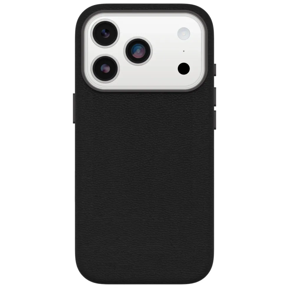 Otterbox Symmetry Cactus Leather Magsafe for iPhone 17 Pro Svart