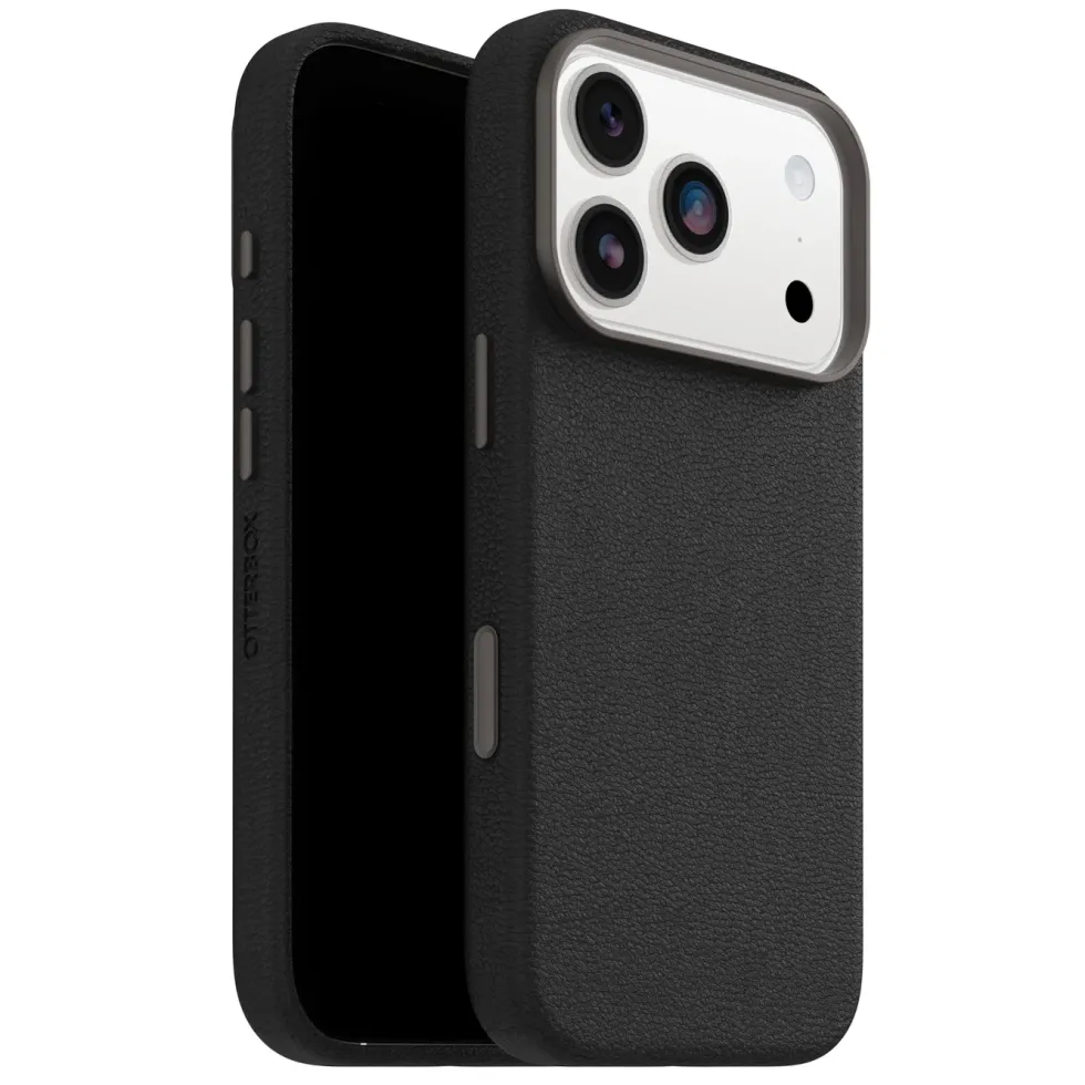 Otterbox Symmetry Cactus Leather Magsafe for iPhone 17 Pro Svart