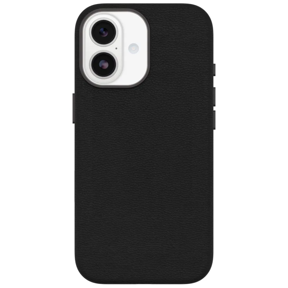 Otterbox Symmetry Cactus Leather Magsafe for iPhone 17 Svart