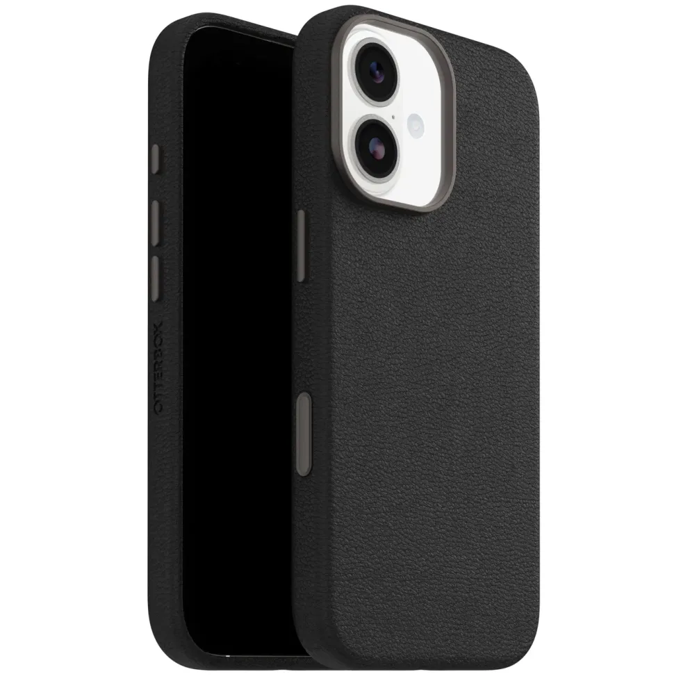 Otterbox Symmetry Cactus Leather Magsafe for iPhone 17 Svart