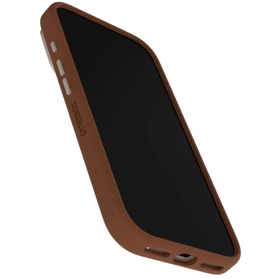 Otterbox Symmetry Cactus Leather Magsafe for iPhone 17 Pro Brun