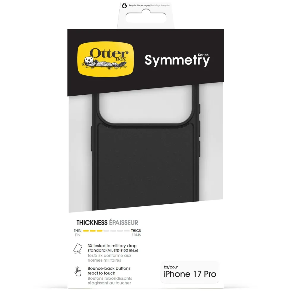Otterbox Symmetry Magsafe for iPhone 17 Pro Svart