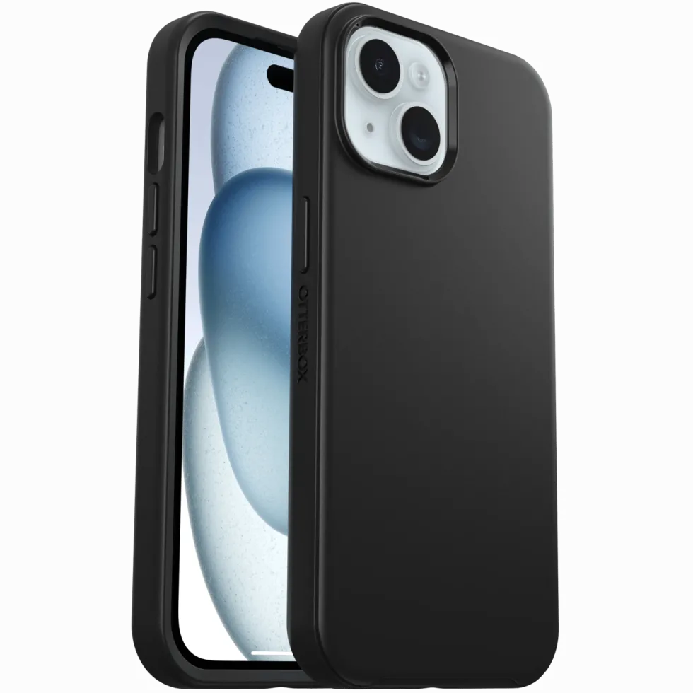 Otterbox Symmetry Magsafe for iPhone 13, 14, 15, 16e og 17e Svart