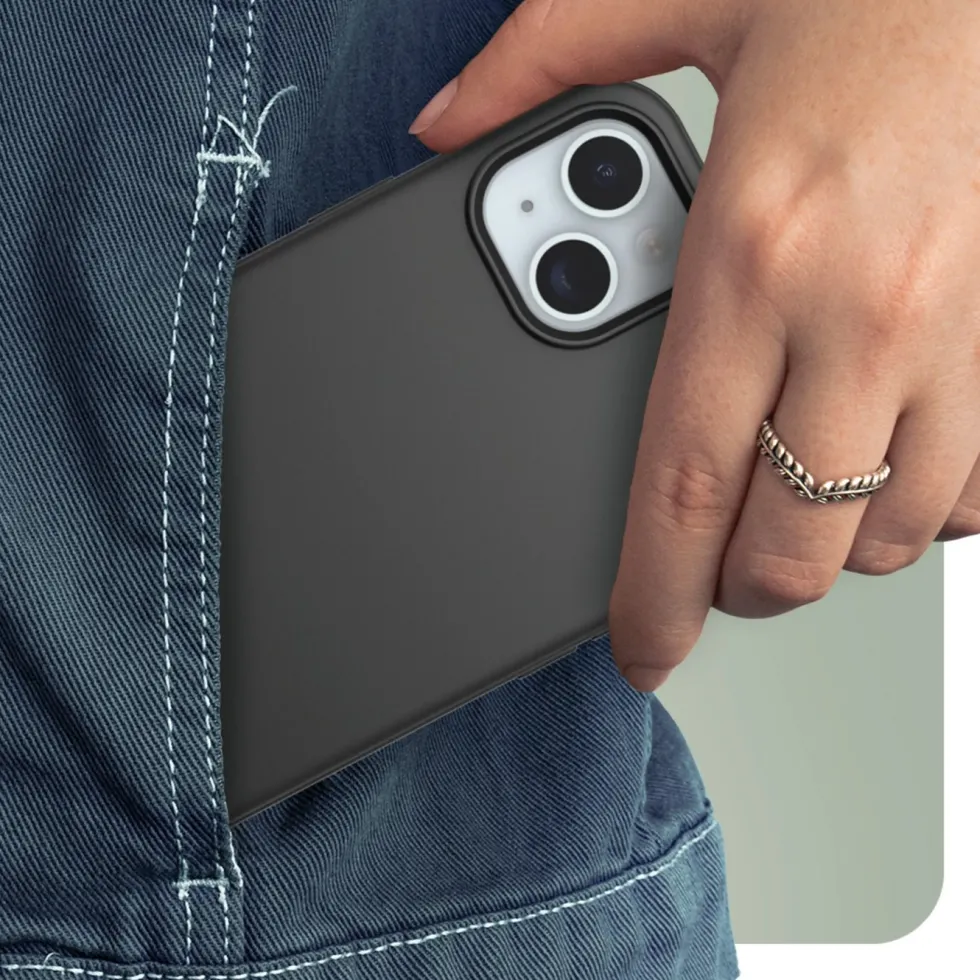 Otterbox Symmetry Magsafe for iPhone 13, 14, 15, 16e og 17e Svart