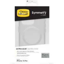 Otterbox Symmetry Magsafe for iPhone 15 Pro Gjennomsiktig