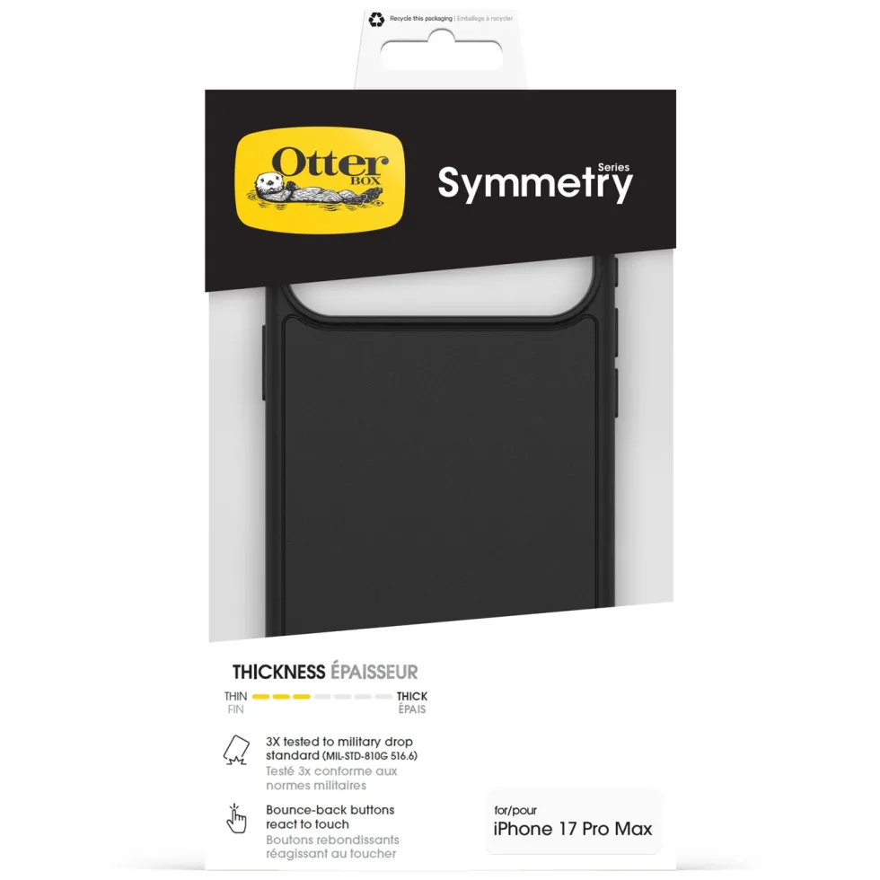 Otterbox Symmetry Magsafe for iPhone 17 Pro Max Svart