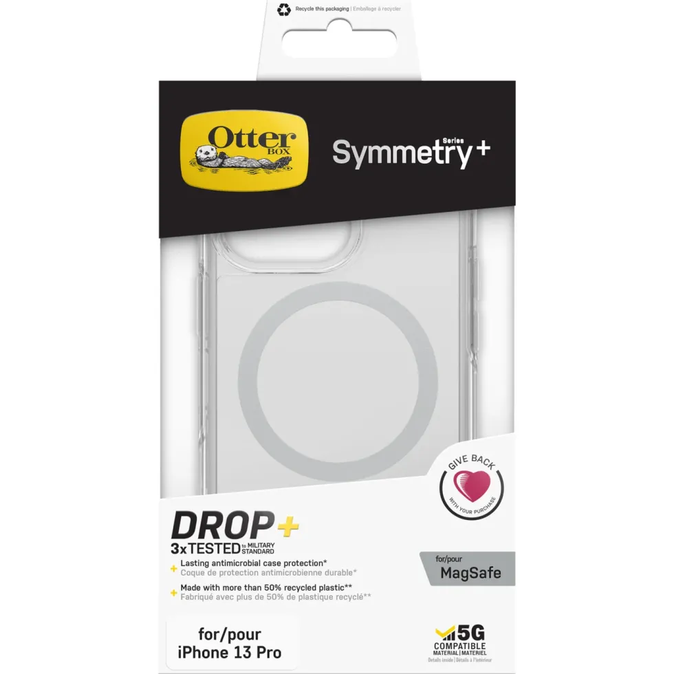 Otterbox Symmetry Plus Robust deksel for iPhone 13 Pro Gjennomsiktig