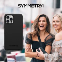 Otterbox Symmetry Robust deksel for iPhone 12 og 12 Pro Svart