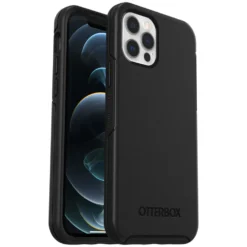 Otterbox Symmetry Robust deksel for iPhone 12 og 12 Pro Svart