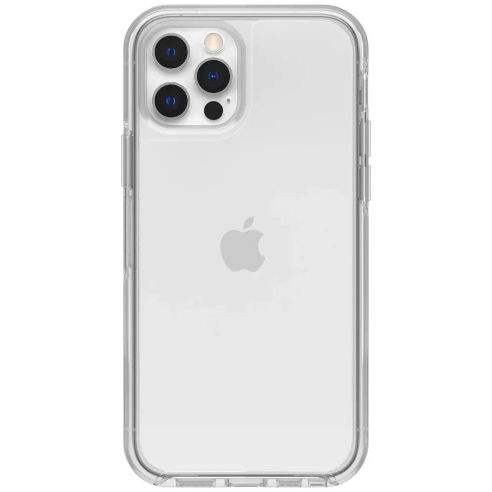 Otterbox Symmetry Robust deksel for iPhone 12 og 12 Pro Gjenomsiktlig