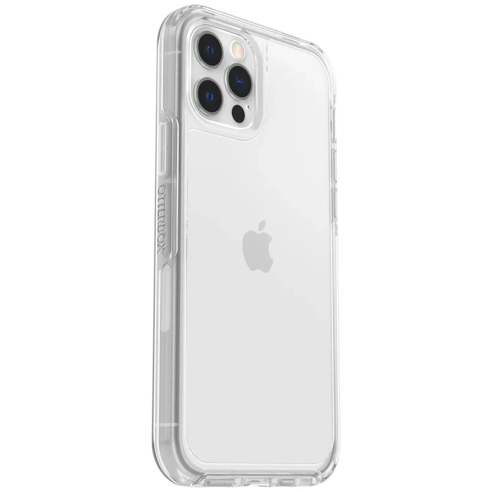 Otterbox Symmetry Robust deksel for iPhone 12 og 12 Pro Gjenomsiktlig