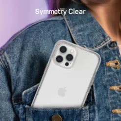 Otterbox Symmetry Robust deksel for iPhone 12 og 12 Pro Gjenomsiktlig