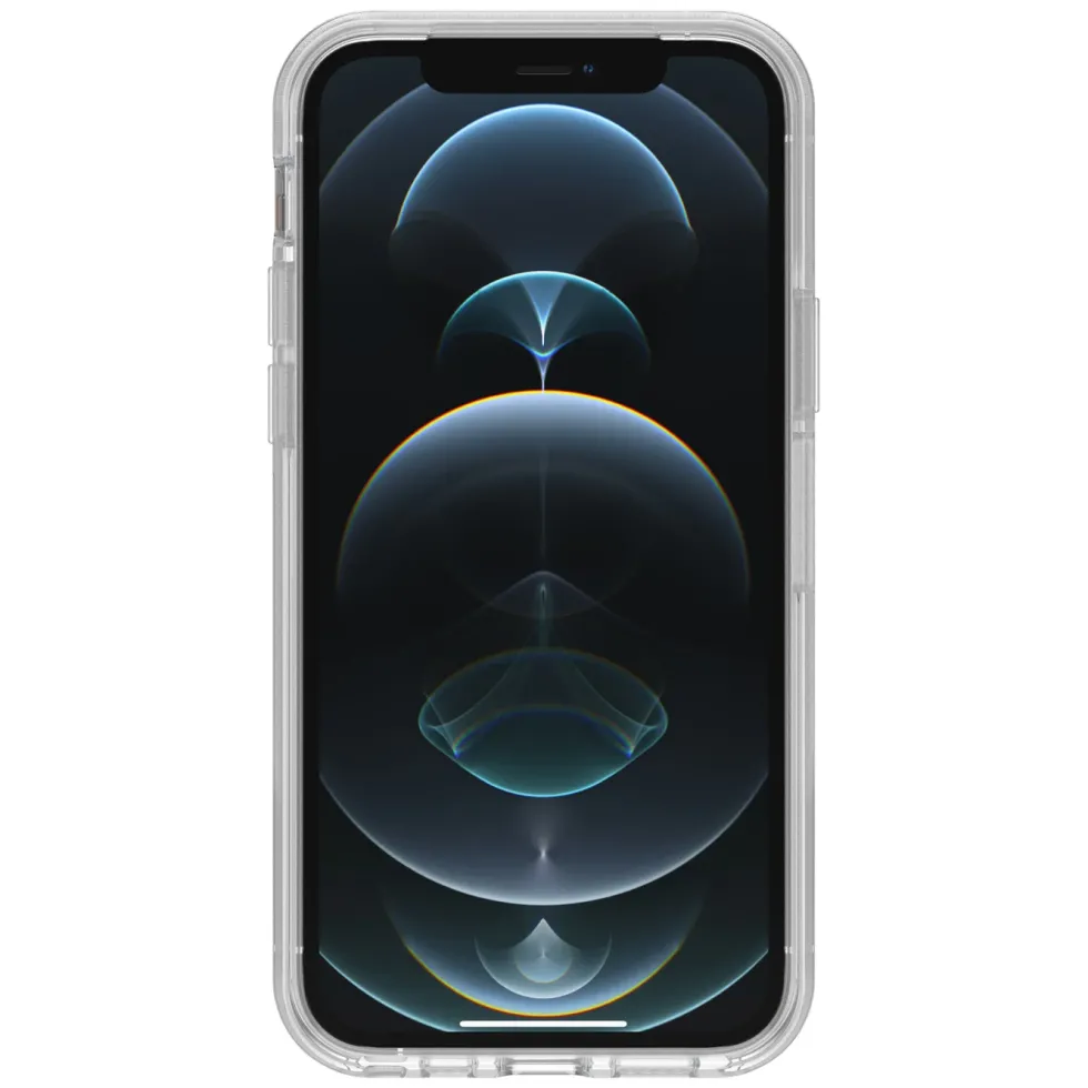 Otterbox Symmetry Robust deksel for iPhone 12 og 12 Pro Gjenomsiktlig