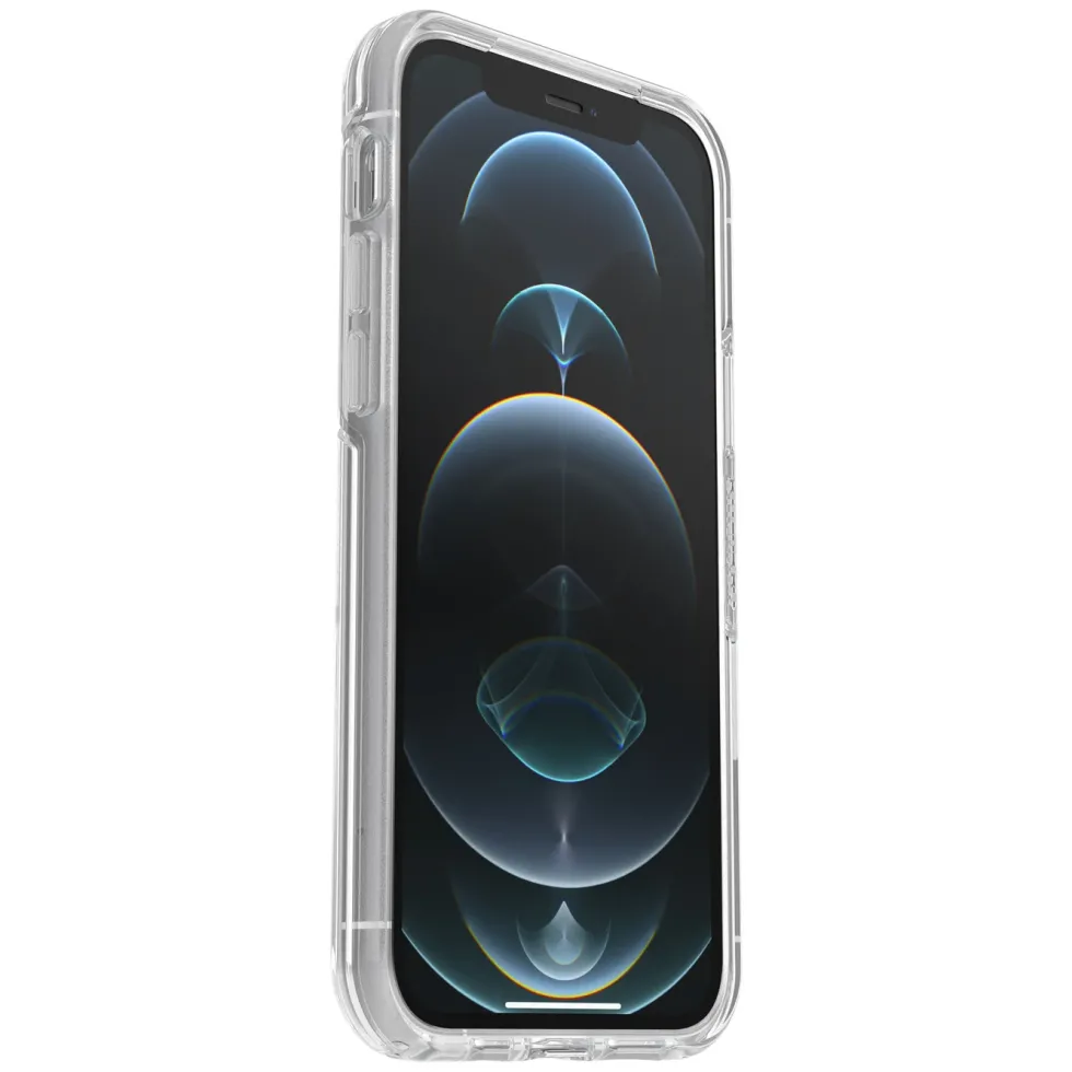 Otterbox Symmetry Robust deksel for iPhone 12 og 12 Pro Gjenomsiktlig