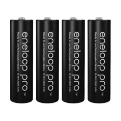 Panasonic Eneloop Pro Oppladbare AA-batterier 2500 mAh 4-pk.