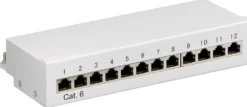 Patchpanel 12 porter Cat. 6