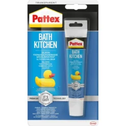 Pattex Silikonfuge for baderom og kjøkken 50 ml