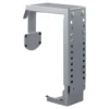 PC-holder for montering i bord eller vegg - Sølv