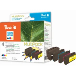 Peach Blekkpatron tilsvarer HP 950XL og 951XL 4-pk.