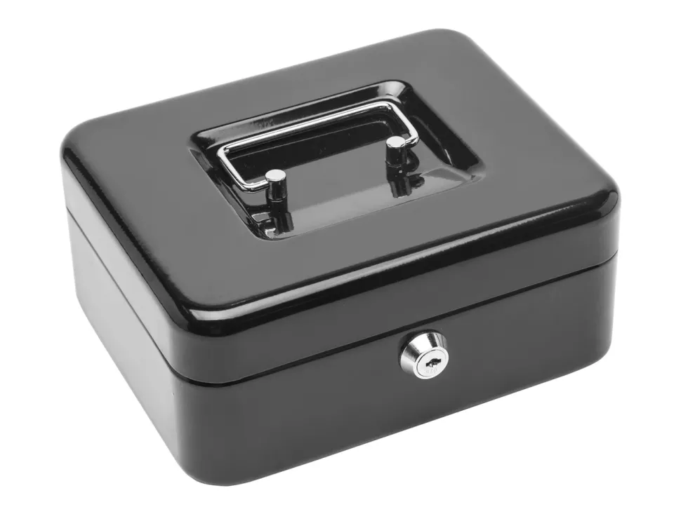 Pengeskrin med lås