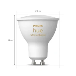 Philips Hue Ambiance Smart LED-pære GU10 350 lm 1-pk.