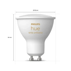 Philips Hue Ambiance Smart LED-pære GU10 350 lm 1-pk.