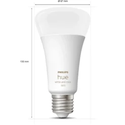Philips Hue Color Ambiance Smart LED-pære E27 1600 lm