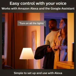 Philips Hue Color Ambiance Smart LED-pære E27 1100 lm 2-pk.