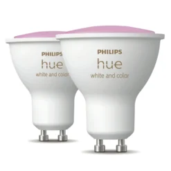 Philips Hue Color Ambiance Smart LED-pære GU10 350 lm 2-pk.