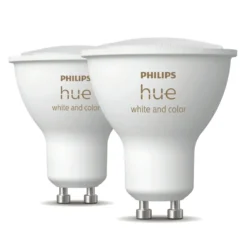 Philips Hue Color Ambiance Smart LED-pære GU10 350 lm 2-pk.