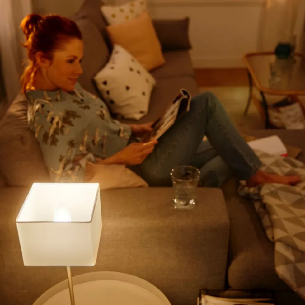 Philips Hue Color Ambiance Smart LED-pære E14 470 lm 2-pk.