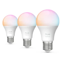 Philips Hue Essential Smart LED-pære E27 806 lm 3-pk.