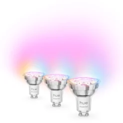 Philips Hue Essential Smart LED-pære GU10 345 lm 3-pk.