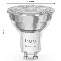 Philips Hue Essential Smart LED-pære GU10 345 lm 3-pk.