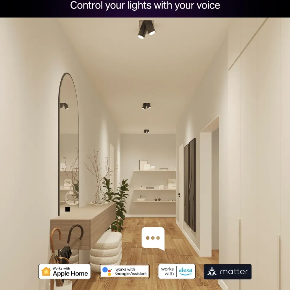 Philips Hue Essential Smart LED-pære GU10 345 lm 3-pk.