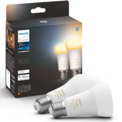 Philips Hue Filament A60 E27 Smart LED-pære 550 lm 2-pk.