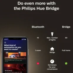 Philips Hue Filament G93 E27 Smart LED-pære 550 lm