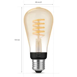 Philips Hue Filament ST64 E27 Smart LED-pære 550 lm