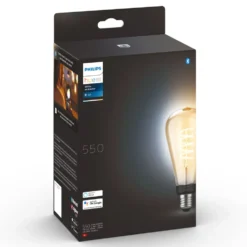 Philips Hue Filament ST72 E27 Smart LED-pære 550 lm