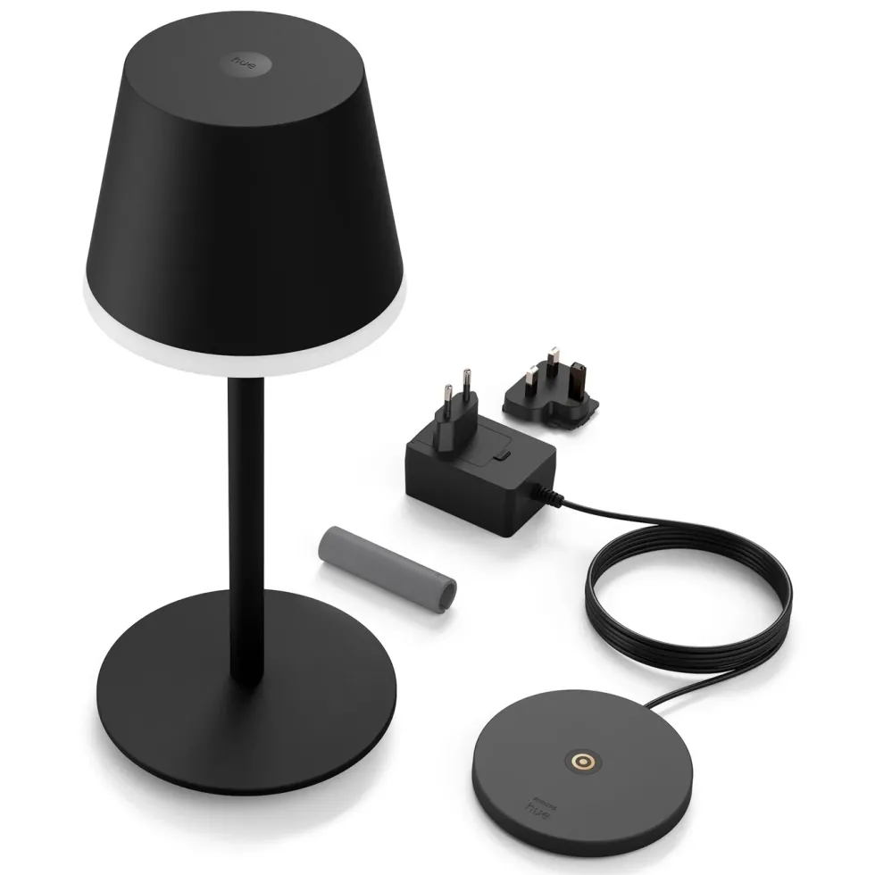 Philips Hue Hue Go Portabel bordlampe 530 lm Svart