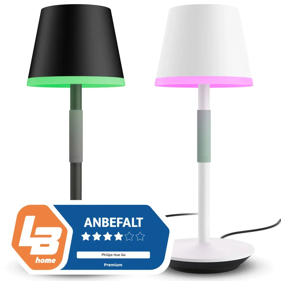 Philips Hue Hue Go Portabel bordlampe 530 lm Svart