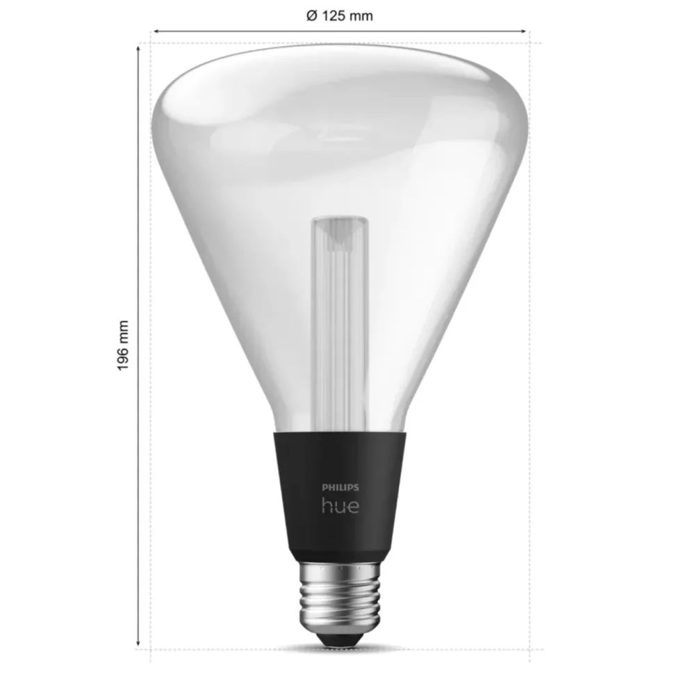 Philips Hue Lightguide Triangle E27 smart LED-pære 500 lm