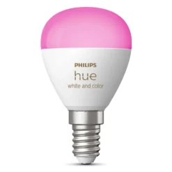 Philips Hue Luster Kuleformet LED-pære White and Color Ambiance E14 470 lm