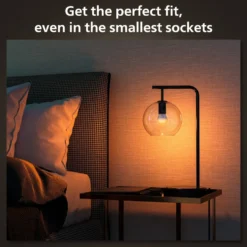 Philips Hue Luster Kuleformet LED-pære White Ambiance E14 470 lm 2-pk.