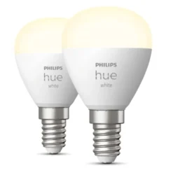 Philips Hue Luster Smart LED-pære E14 470 lm 2-pk.