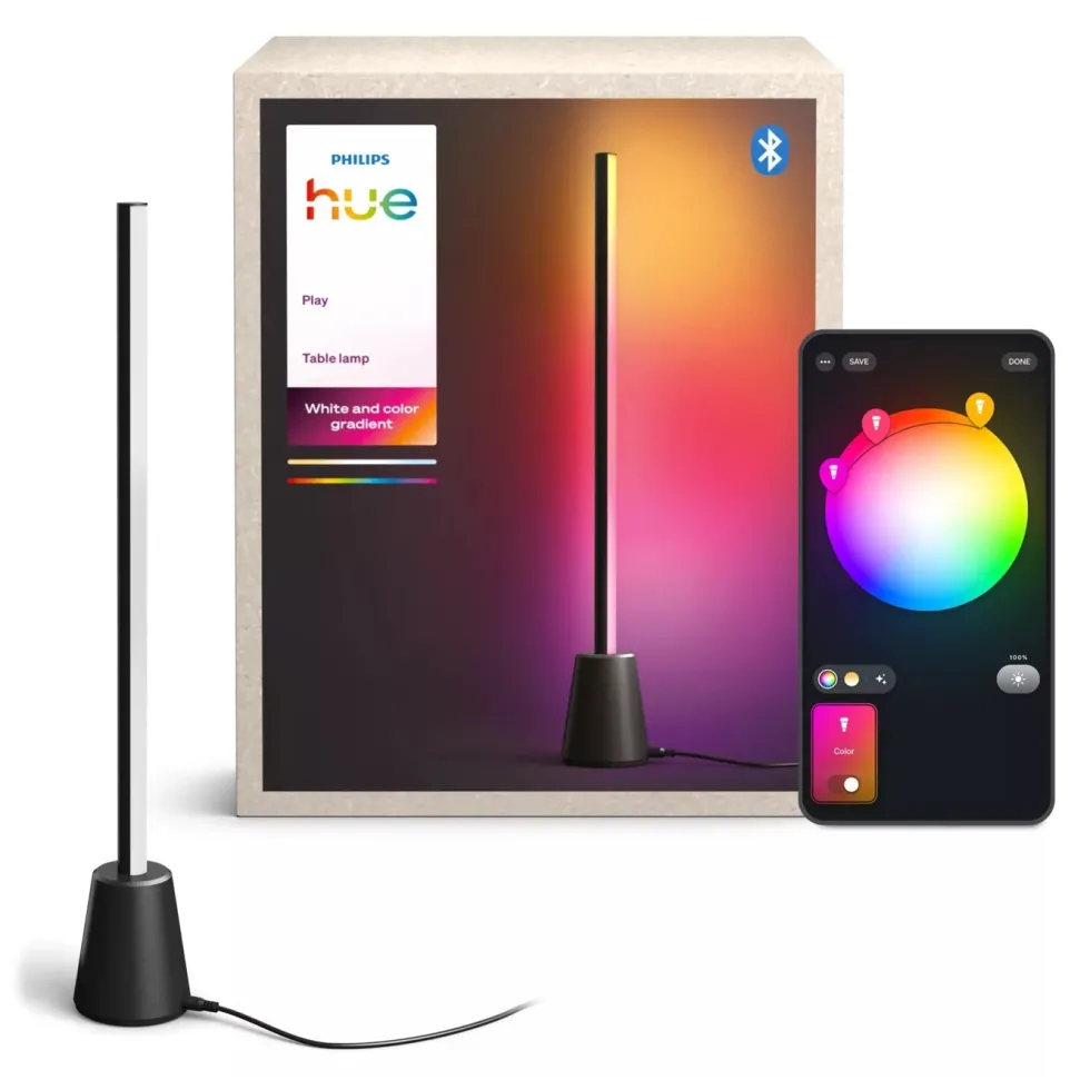 Philips Hue Play bordlampe svart