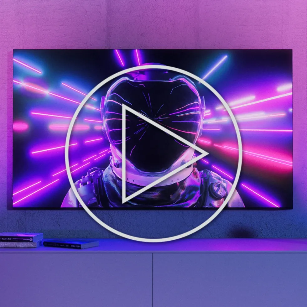 Philips Hue Play Vegglys 1-pk. Hvit