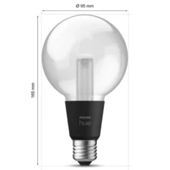 Philips Hue RGB G95 Smart LED-lampe E27 500 lm