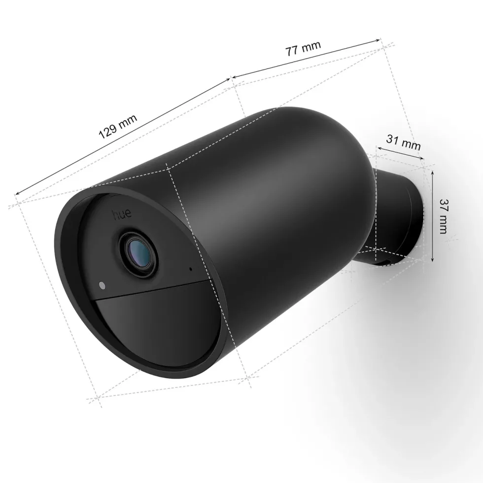 Philips Hue Secure Battery Cam Svart