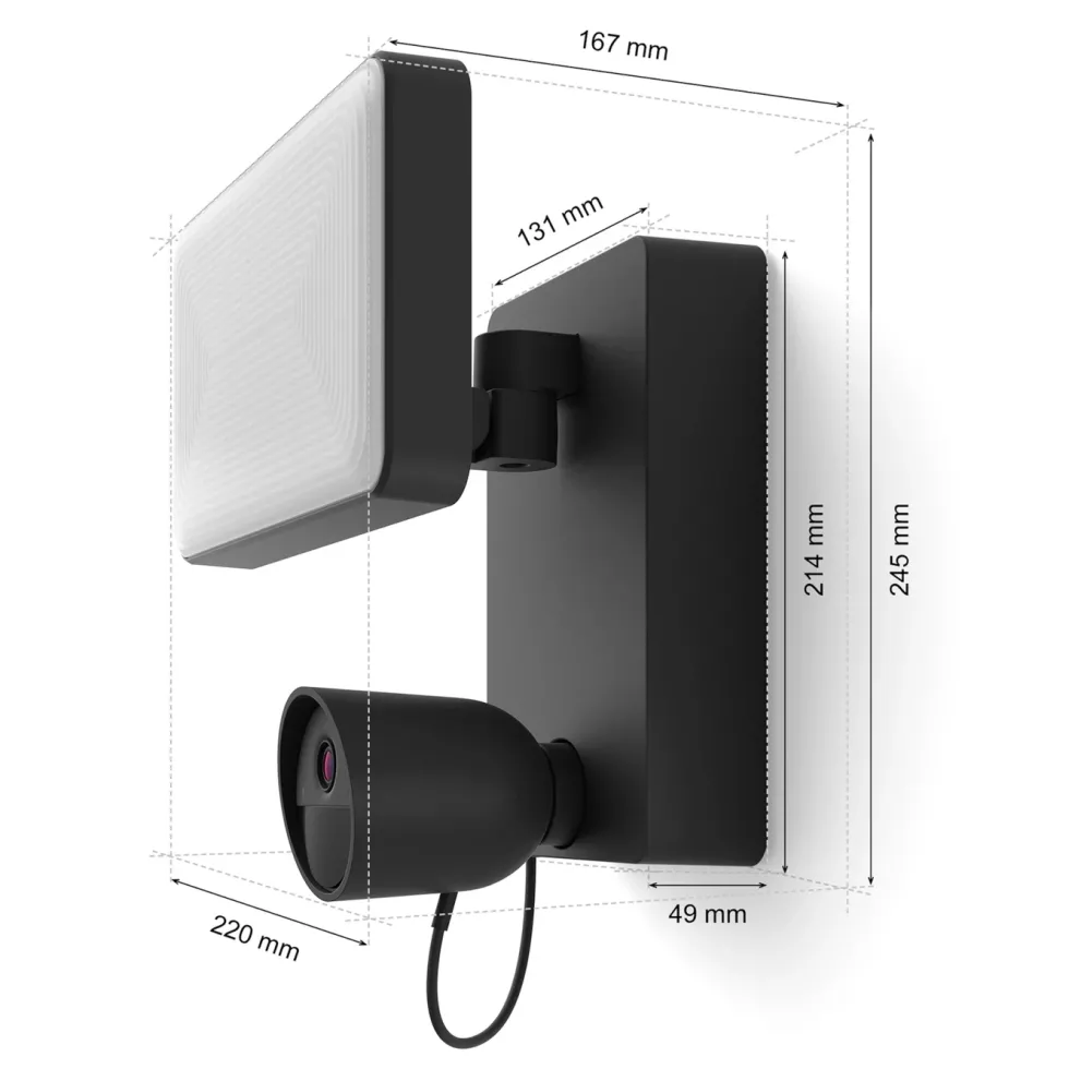Philips Hue Secure Flood Light Camera